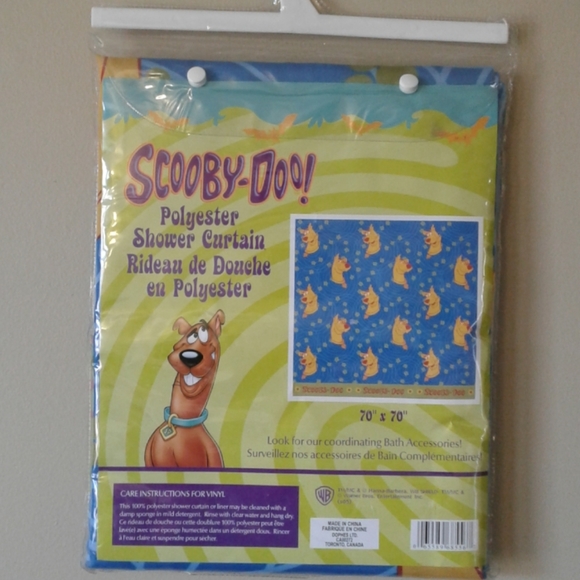 Scooby-Doo! Shower curtain.